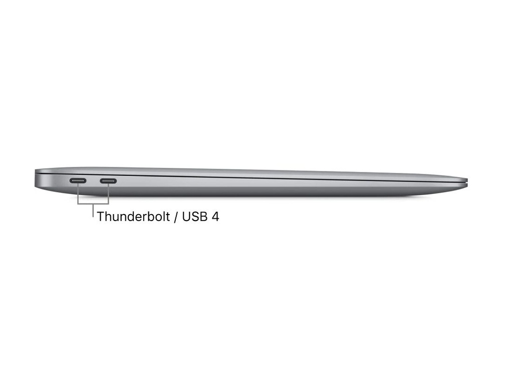 Apple MacBook Air 13" A2337 (2020) M1 8GB RAM 512GB SSD Silver A Grade (Used)