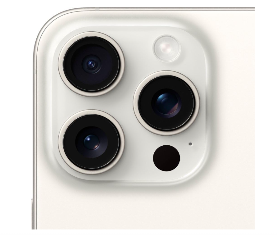 iPhone 15 Pro Max 256GB SS+eSim White Titanium A Grade above 80% Battery Health( Refurbished )