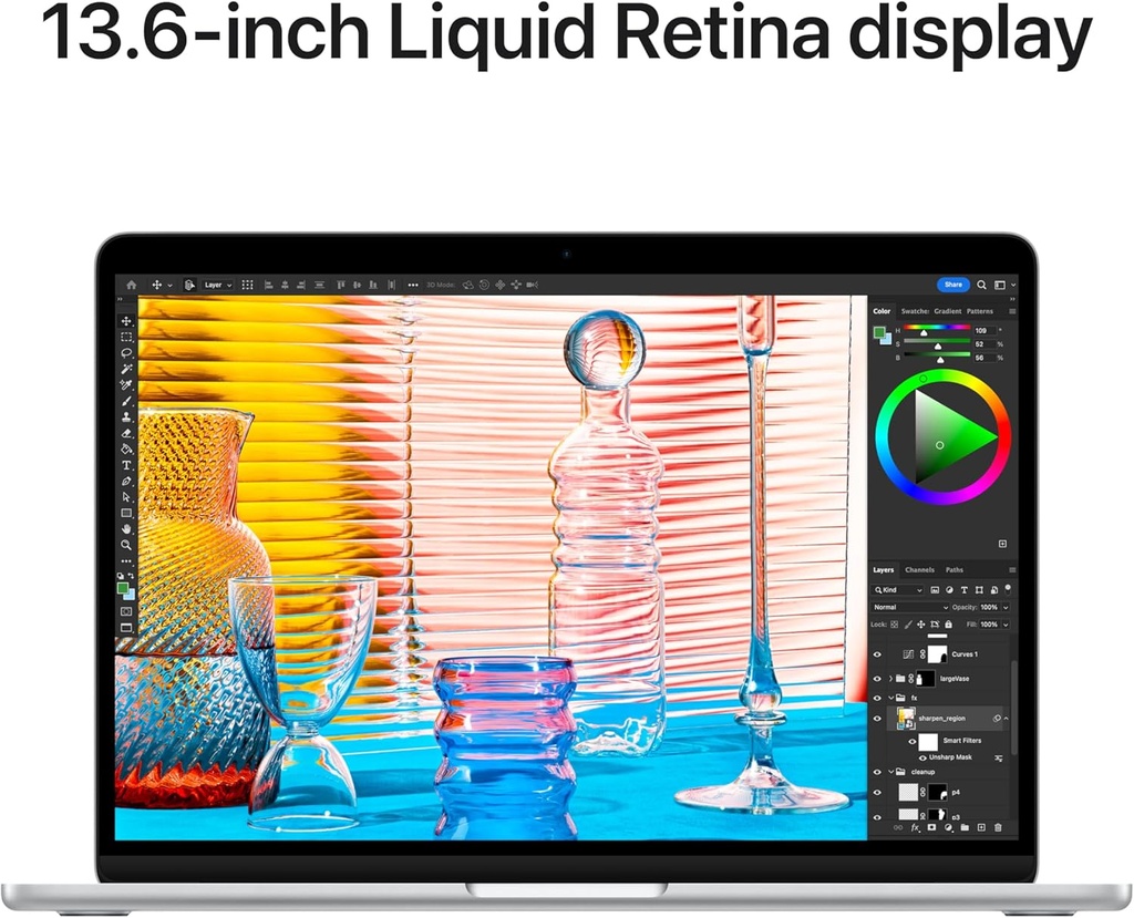 Apple Macbook Air M2 8GB 256 SSD 2022 Laptop Black Excellent With Minor Scratches