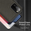 Samsung Galaxy S20 FE/S20 Lite Premium Reflective Woven Texture Phone Cover Case Crystal Blue