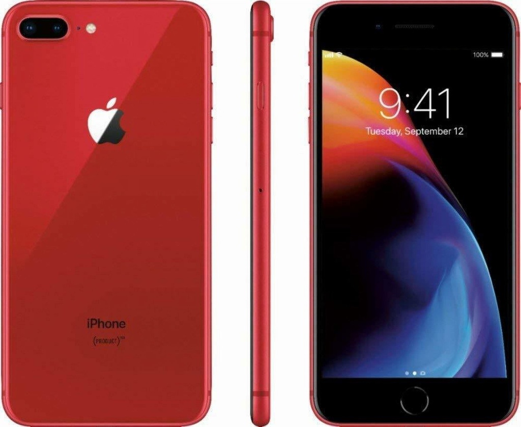 iPhone 8 Plus 64GB Red A Grade above 90% Battery Health (Refurbished)