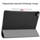 [R]Flip iPad Case Soft Silicone Back Cover with pen slot for IPAD MINI4/MINI5 Black