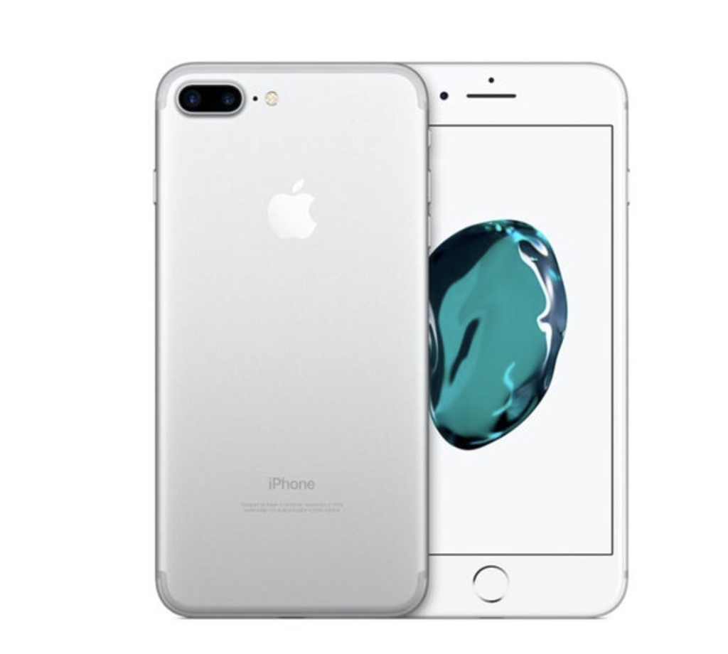 iPhone 7 Plus 128GB Silver A Grade with New Battery ( Used )