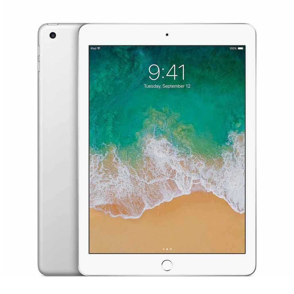 iPad 5th Gen 9.7" Cellular + Wi-Fi 128GB Silver A1823 A Grade above 80% Battery Health (Refurbished)