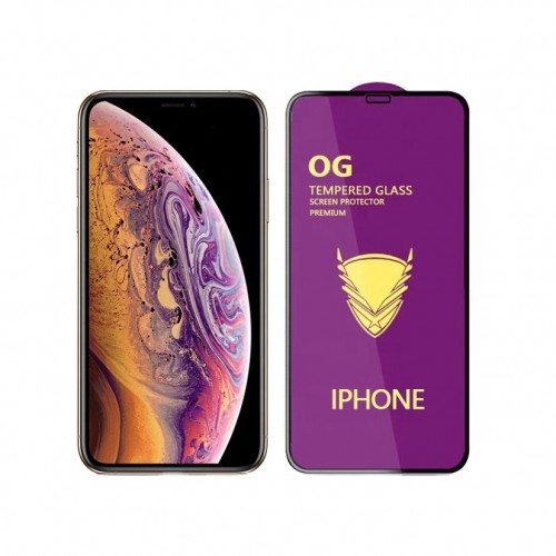 iPhone XR / 11 Black CCBBK/ (OG) Golden Armor High Quality full cover Tempered Glass Screen Protector