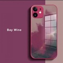 iPhone11 PRO Artistic ShockProof Phone Case (Biguo) Bay Wine Red