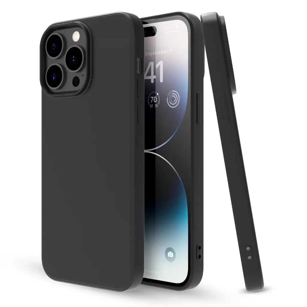 Silicone phone case without ring for Samsung NOTE 9 BLACK