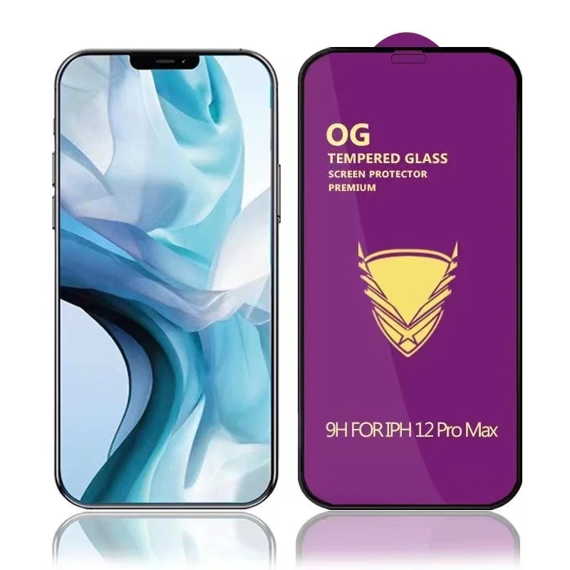 iPhone CCBBK/ (OG) Golden Armor High Quality full cover Tempered Glass Screen Protector