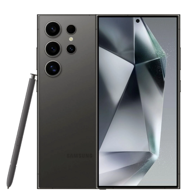 Samsung Galaxy S24 Ultra SM-S928B DS 256GB with 12GB RAM Titanium Black A Grade (Refurbished) - Open Box