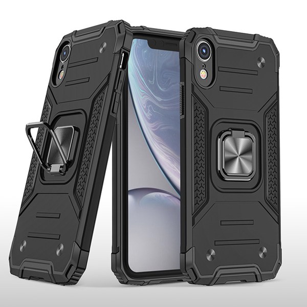 OPPO ShockProof Fashion Black Phone Case (Kemeng)