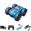 828D 2.4G 4WD Double Sided Amphibious Remote Control Vehicles(DUAL CONTROL VERSION)-BLUE