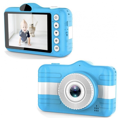 Children Camera X600 Big Screen Video Camera Kids Digital Front 1.3Meter Rear 2Meter