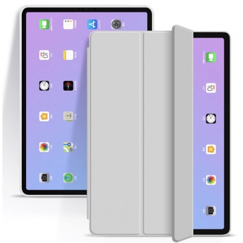 [T0680090002] iPad Pro 12.9'' Case (2018/2020) | Soft Silicone Tablet Cover Pin Connectork – Grey