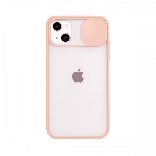 [M0620090119] iPhone X/XS Slide Camera Lens Protection Cover Phone Case ShockProof TPU (Case Mate) Pink Red