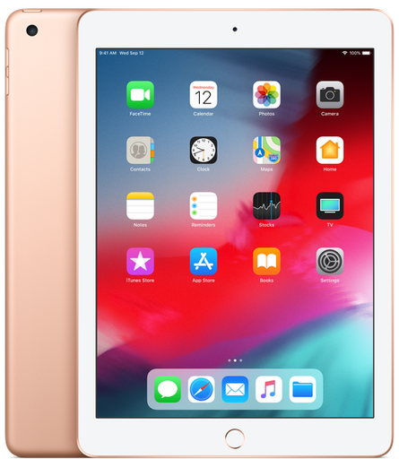 [T0010010683] iPad 5th Gen 9.7" Cellular + Wi-Fi 32GB Gold A1823 A Grade above 90% Battery Health( Refurbished )