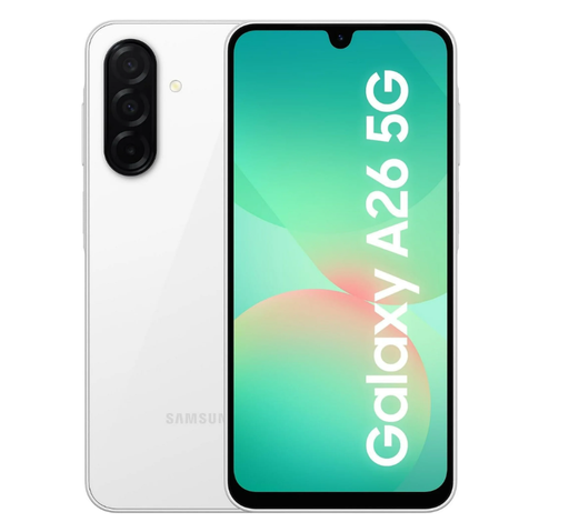[M0020010694] Samsung Galaxy A26 5G(A266B) Dual SIM 8GB RAM 256GB - White International Version Brand new