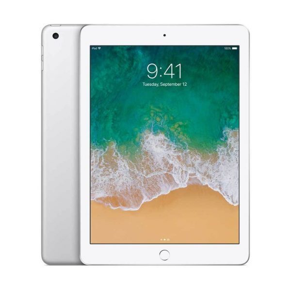 iPad 5th Gen 9.7" Cellular + Wi-Fi 128GB Silver A1823 A Grade above 90% Battery Health( Refurbished )