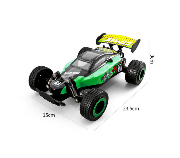 4D-C8 Remote Control Racing Car Children's Toy Gift - Green comei with 1 batteries