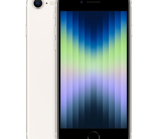 iPhone SE 2022 (3rd Gen)128GB SS+eSim Starlight A Grade 100% Battery Health( Refurbished )