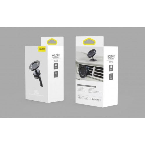 [5-B15] HT-732 Magnetic Universal Car Air Vent Bracket – 360° Rotation & Foldable Design