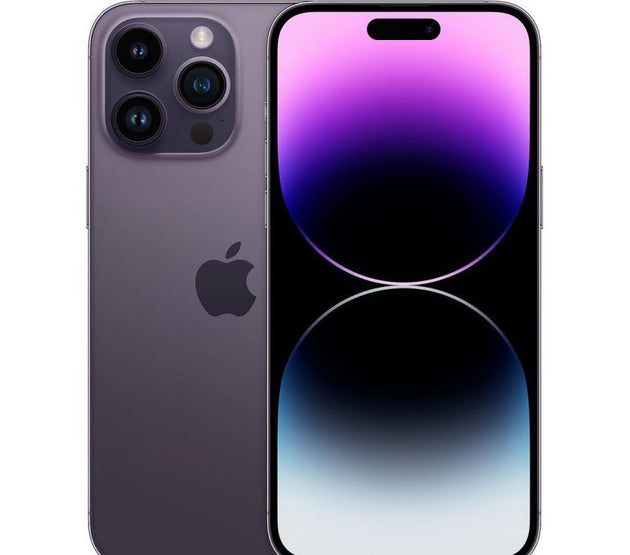 iPhone 14 Pro Max 512GB SS+eSim Deep Purple A Grade 100% Battery Health( Refurbished ) - (Message Stock)