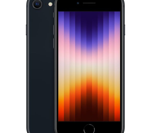iPhone SE 2022 (3rd Gen)128GB SS+eSim Midnight A Grade above 80% Battery Health( Refurbished )