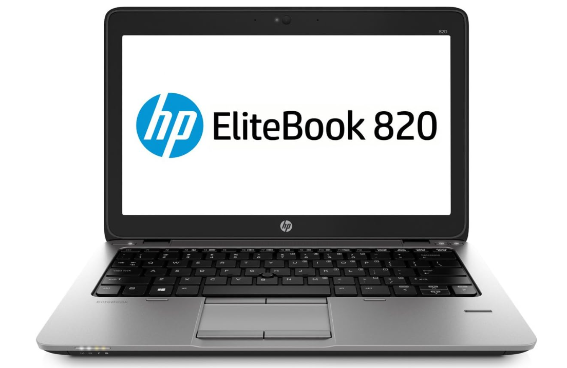 HP EliteBook 820 G2 Laptop – Intel Core i3-5010U 2.1GHz Dual-Core / 8GB RAM / 512GB SSD / Intel HD Graphics 5500 / 12.5" Display / White – Windows 10 Home – Excellent Grade minor scratch (Refurbished)