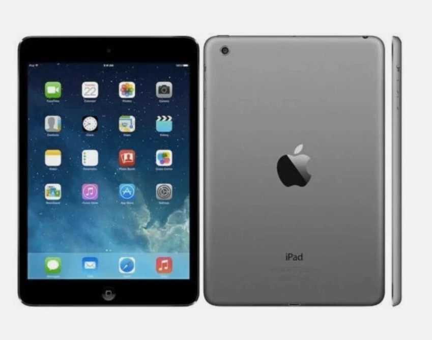 iPad Mini 1 (2012) 7.9" Wi-Fi +Cellular 16GB Black A1455 A Grade above 90% Battery Health (Refurbished)