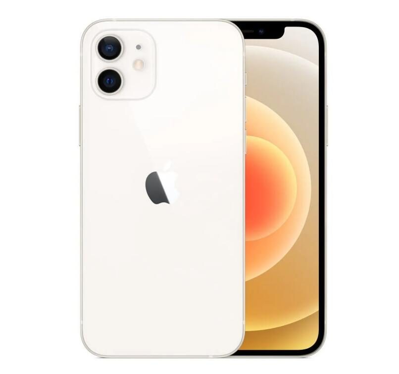 iPhone 12 128GB White A Grade above 90% Battery Health( Refurbished )