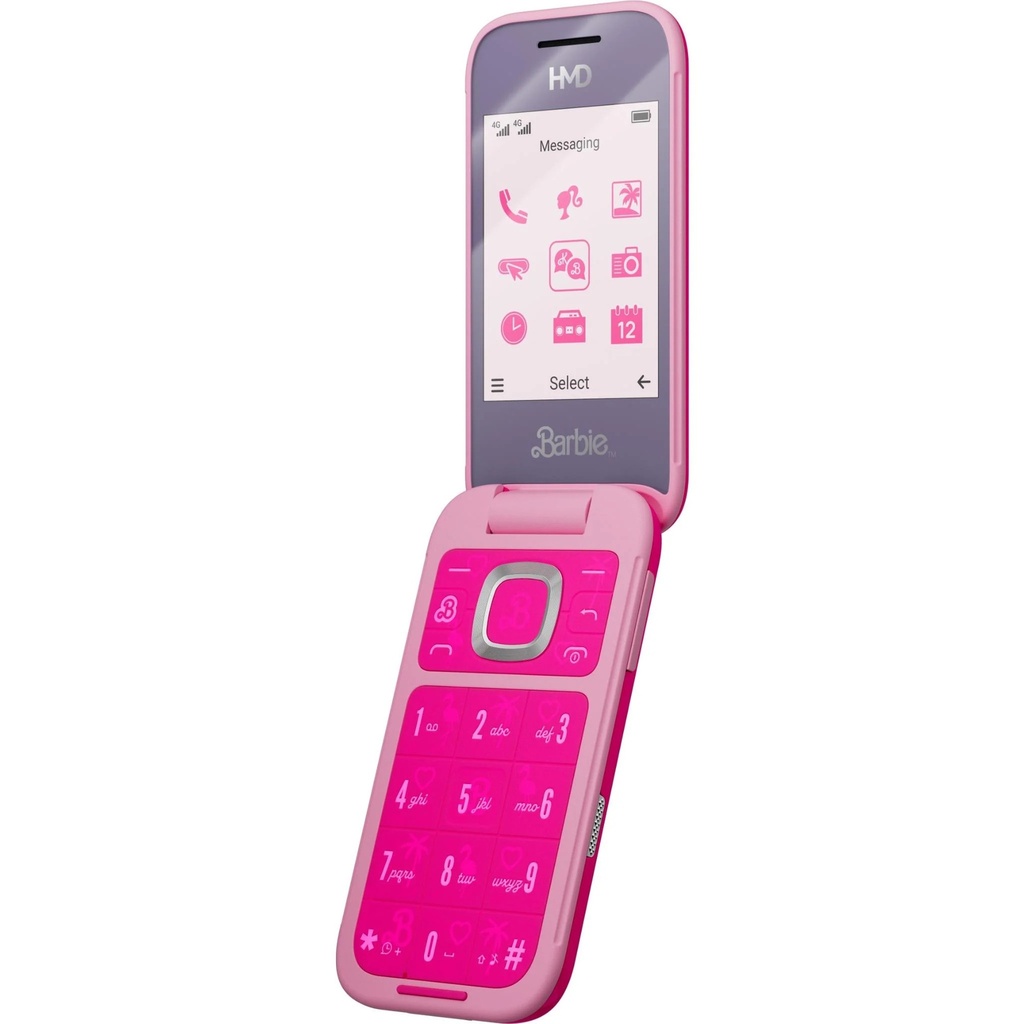 HMD Barbie Phone 4G Dual Nano Sim Pink - Brand new