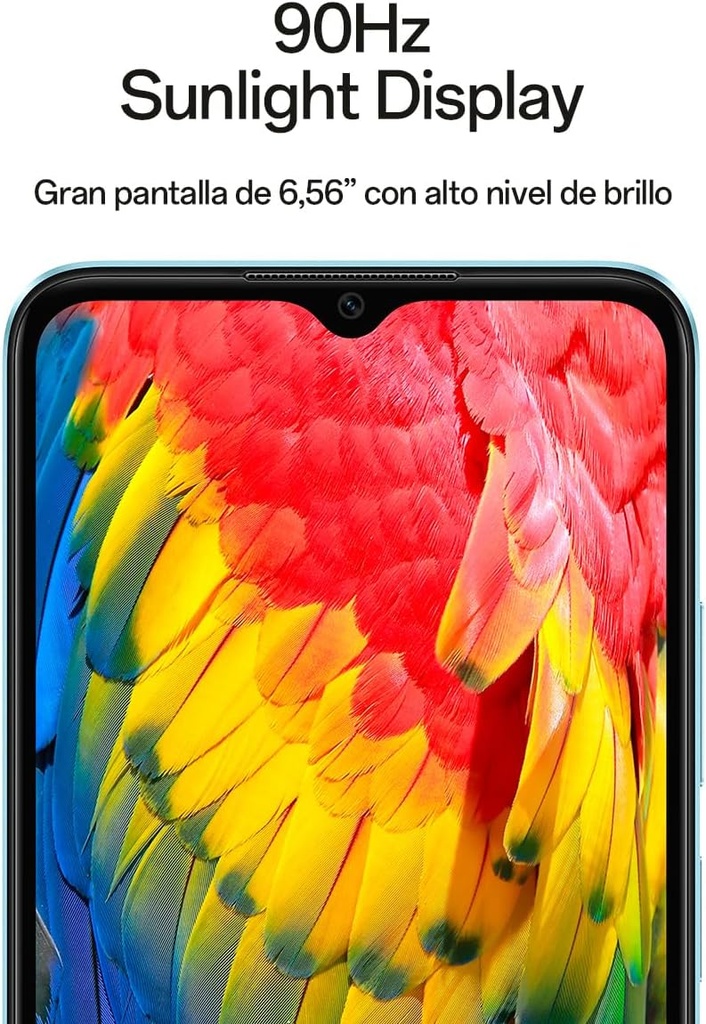 OPPO A18 CPH2591 DS 128GB with 4GB RAM Glowing Blue - A Grade ( Refurbished )