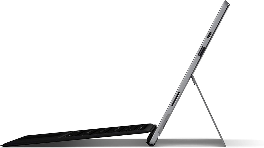Microsoft Surface Pro (7th Gen)1866 Laptop / Tablet, Black, 12.3'' Touch, Intel Core I5-1035G4 CPU @1.10GHZ, I5 10th, 8GB LPDDR4, 256GB NVME (Refurbished) with Bluetooth Keyboard