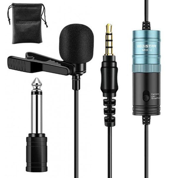 lEDISTAR Collar Clip Microphone MD-2 Professional Sound Recording