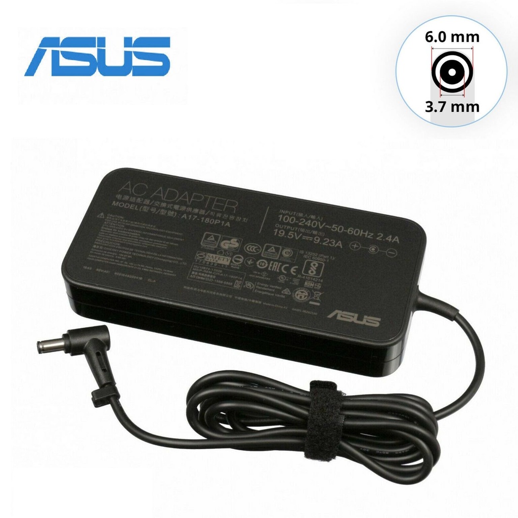 Asus Genuine 180W Charger for ASUS ROG Zephyrus G14 GA401IV-HA258R ADP-180TB H 6.0x3.7