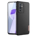 DUX DUCIS Fino Series OnePlus 9RT 5G Premium Reflective Woven Texture Phone Cover Case Black