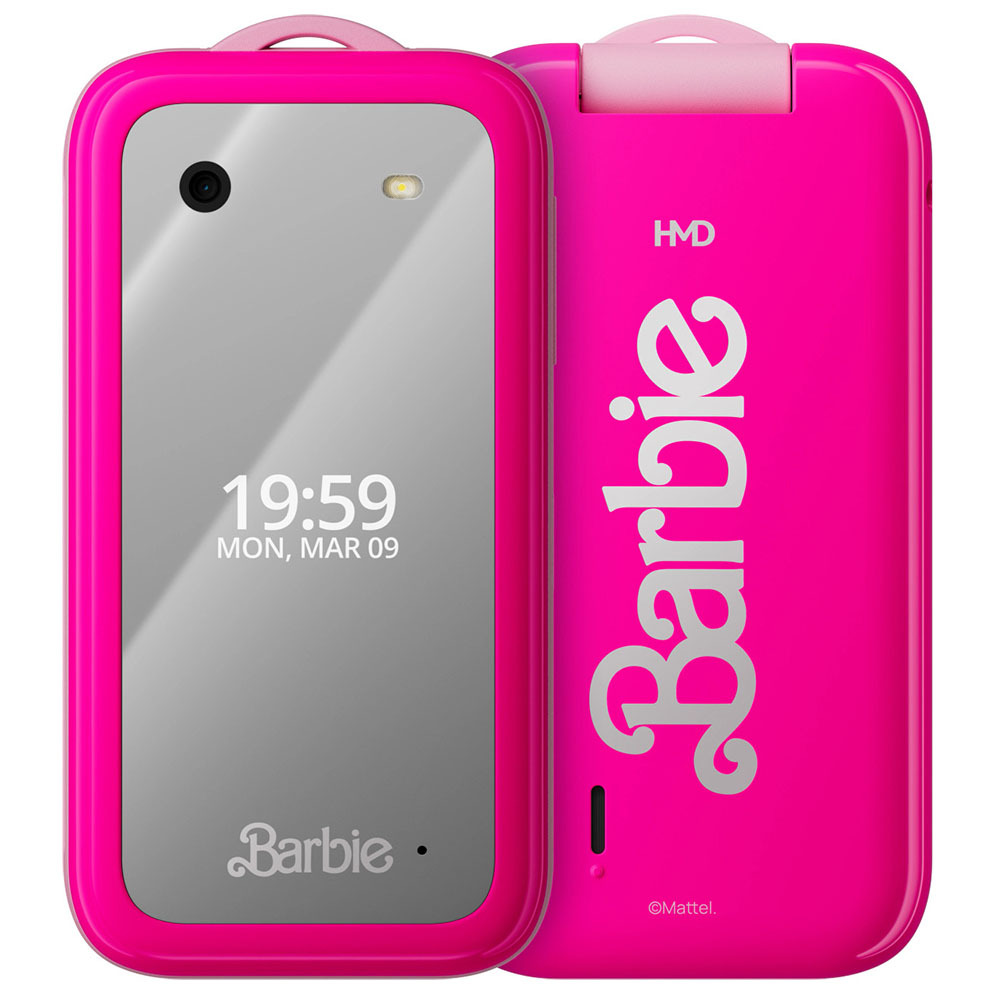 HMD Barbie Phone 4G Dual Nano Sim Pink - Brand new