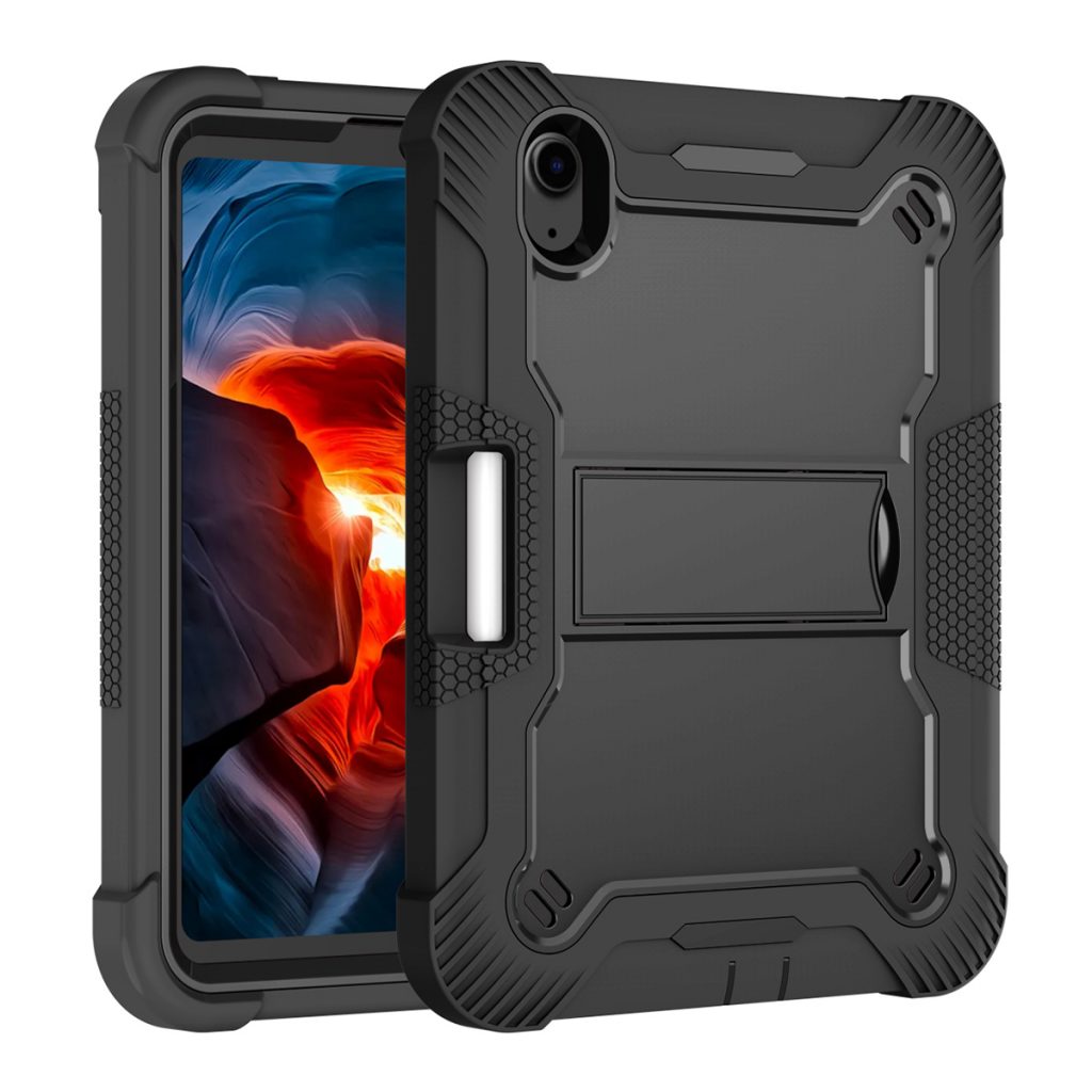 Samsung Tab Case - ShockProof Rugged Armor Case with Kickstand Tablet Cover Case Black A7 A8 A8.0 A8.4 S8 S6