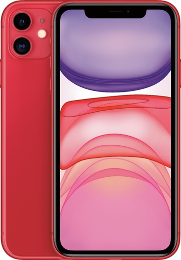 [M0010010894] iPhone 11 64GB SIM+eSim Red A Grade 100% Battery Health( Refurbished )