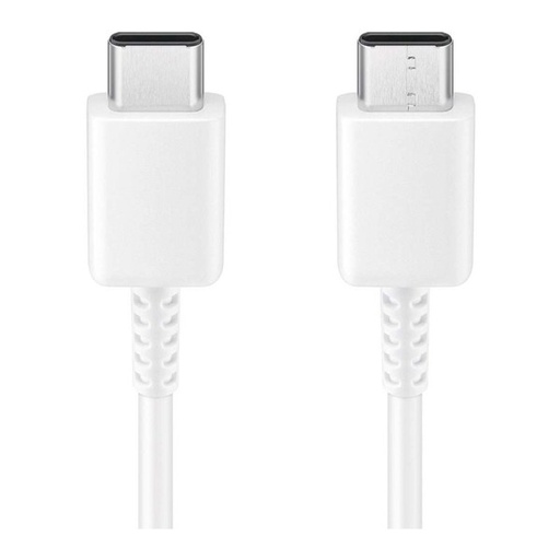 [M0020050006] Original Samsung Dual USB-C Cable 1 Meter 3Amp PD Super Charge Type C To Type C USB Cable 40W fast charging For Galaxy Note 10 pro S20 S10 Plus A90 A80 A70 White