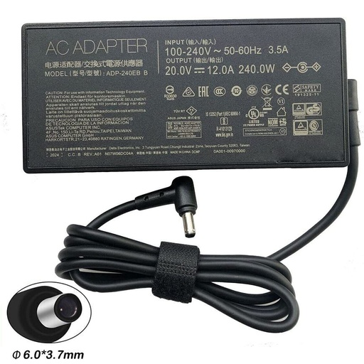 [L0100060002] Asus Genuine ASUS 240W 20.0V AC Adapter for ASUS ROG Strix SCAR/Zephyrus ADP-240 EB B