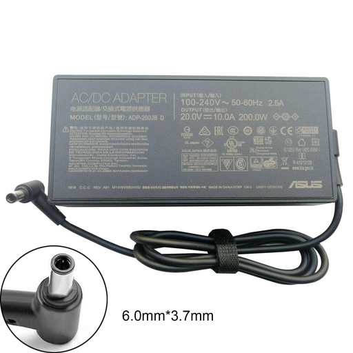 [L0100060026] Asus Original 20V 10Amp 200W AC Adapter Charger for Asus TUF Dash F15 FX516PR ADP-200JB